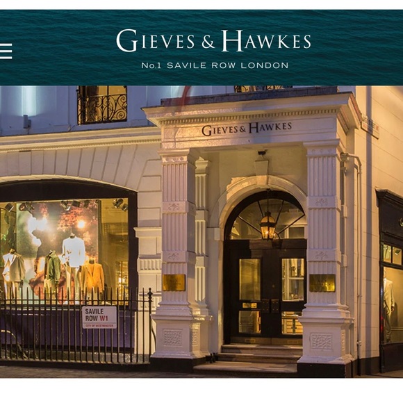 Gieves & Hawkes Luxury Custom Navy Wool/Cashmere Suit Jacket & Pants 48R - Picture 2 of 14